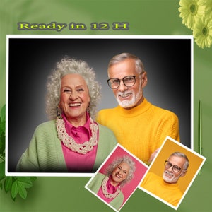 Add Deceased Loved One To Picture Combine Different Photos, Add Loved One Photo, Realistic merge of different photos, Loss of Father-Mother
