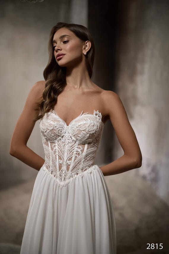 sachin and babi light blue dress A-line Wedding Dress 2025 Sweetheart Neckline Detachable Bolero Sleeveless  Corset Back Princess Dress “flandrija”