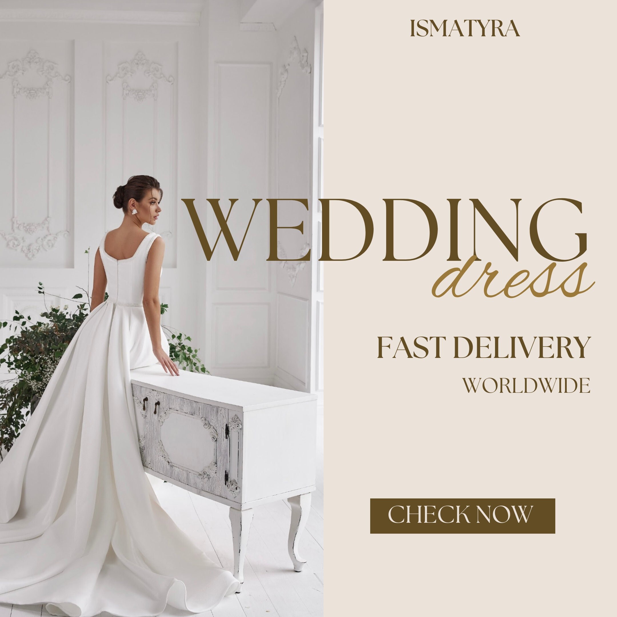 Fast delivery cheap wedding dresses