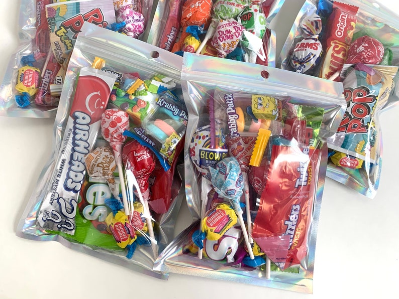 The Best Candy Bags Party Favors, Birthday Party, Goodie Bags, Care