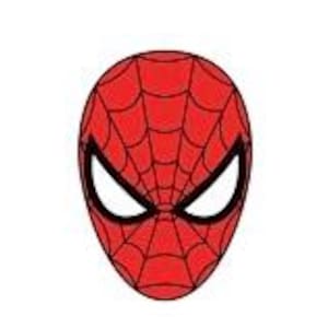 Spider-Man SVG PNG | Superhero Face Cut File for Cricut & Silhouette | Spidey Mask Digital Download | Comic Hero Clipart for DIY Crafts