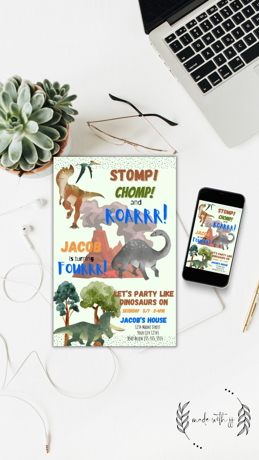 Dinosaur Birthday Invitation Dinosaur Party Editable Dinosaur Dinosaur Birthday Invitation Dinosaur Party Editable Dinosaur