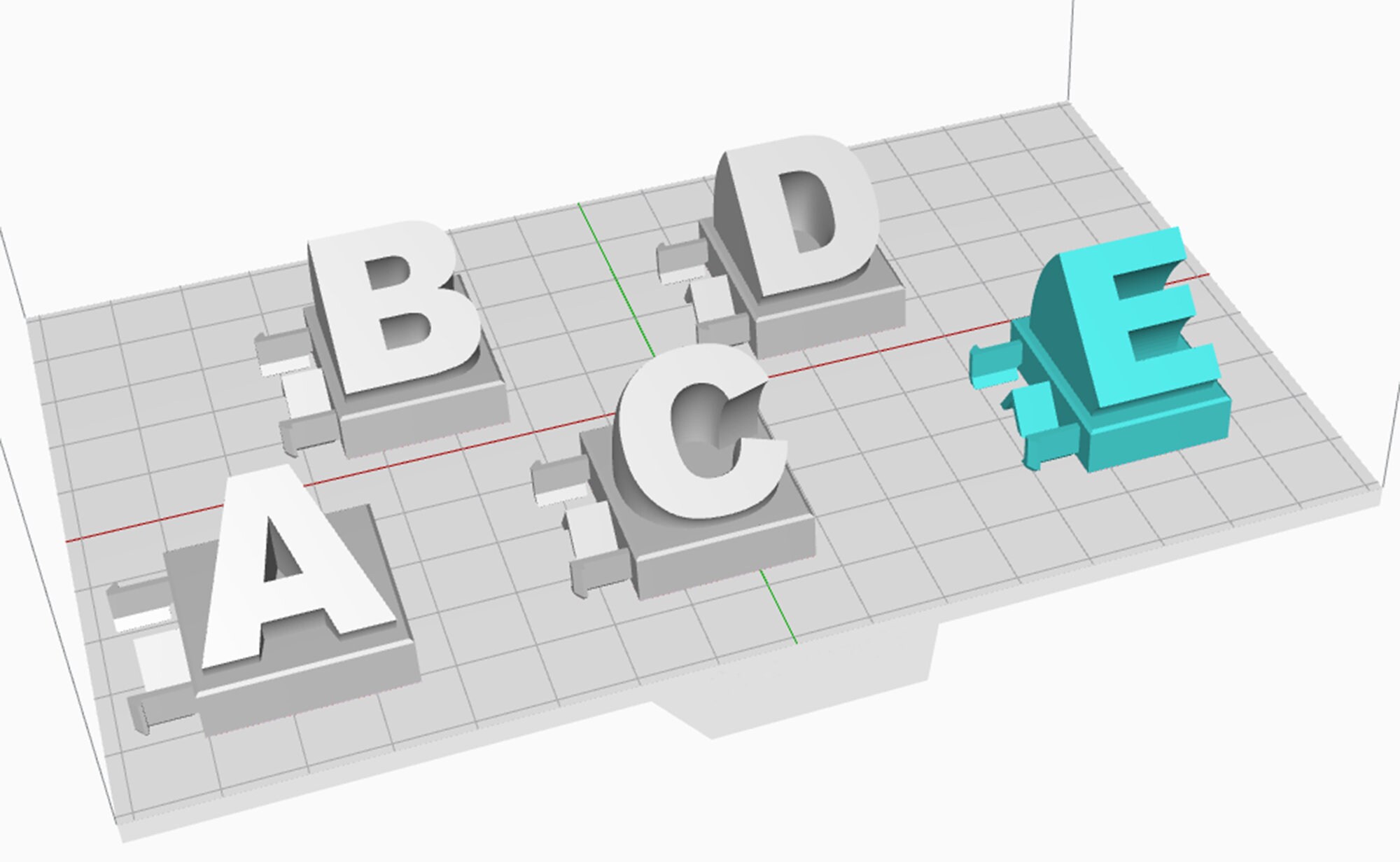 3D STL Files Printable Letters download - Etsy Ireland