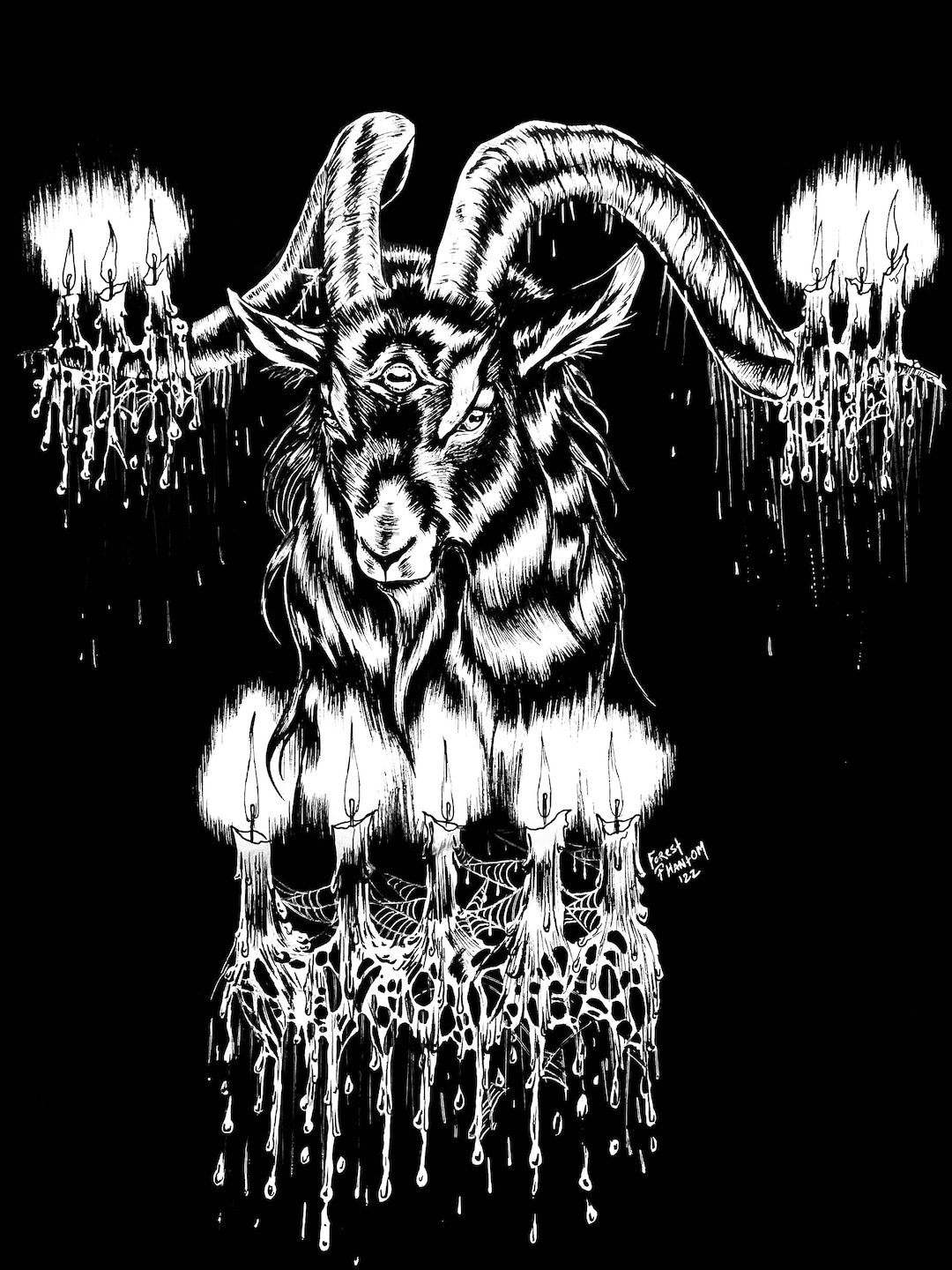 Print-candle Goat - Etsy