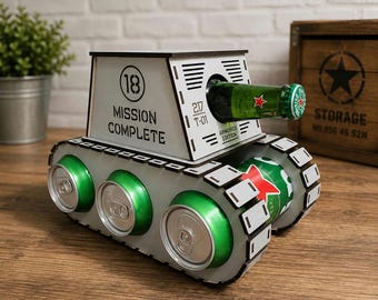 タンク型ビールホルダーSVG – レーザーカット
