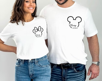 Disney 2026 Trip Shirt – Matching Mickey and Minnie Tee | D56
