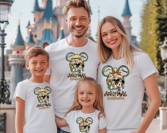 Personalized Disney Animal Kingdom Family Shirts, Custom Safari Vacation Tees