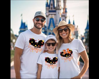 Mickey Mouse Halloween Shirt | Disney Fall Family Trip Tee | DFH - 3
