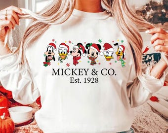 Retro Mickey and Co. Sweatshirt, Disney Friends Shirt | GCH 129