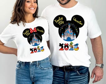 Custom Disney Family Trip Shirt, 2026 Vacation | D30