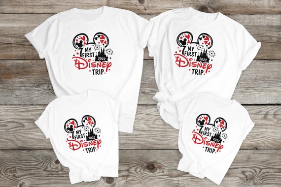 First Disney trip, Disney shirt, My 1st Disney Trip shirt, Disney Vacation  tee, Family Matching Disney shirt, My first Disney trip