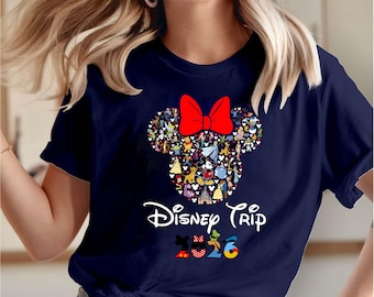 Disney Family Shirts 2026 | Custom Matching Tees for Disneyland Vacation 2026 | D31