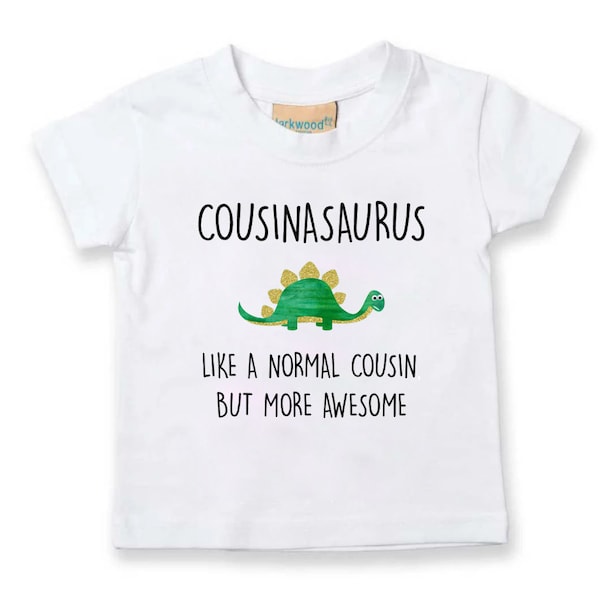 Cousin Dinosaur Tshirt Kids Cousinasaurus Sibling Children Gift Present