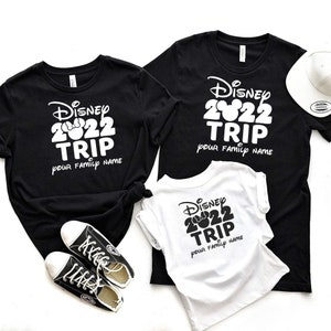 Custom Disney Family Vacation , Family Name, 2022 Family Disneyworld Shirts, Family Matching Trip Outfit, Personalized Family Trip T-Shirt