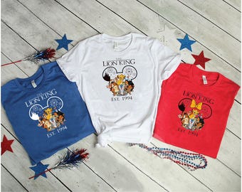 The Lion King T-Shirt | Disney Classic Cast Tee | Est. 1994 Magic Kingdom Shirt | DLK - 1