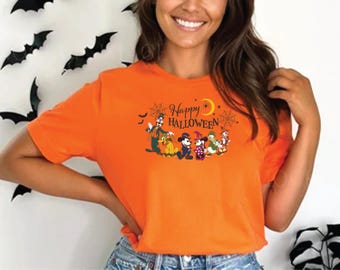 Disney Halloween Trip 2025 Shirt – Haunted Mickey - Minnie Tee for Kids & Adults | DH-26