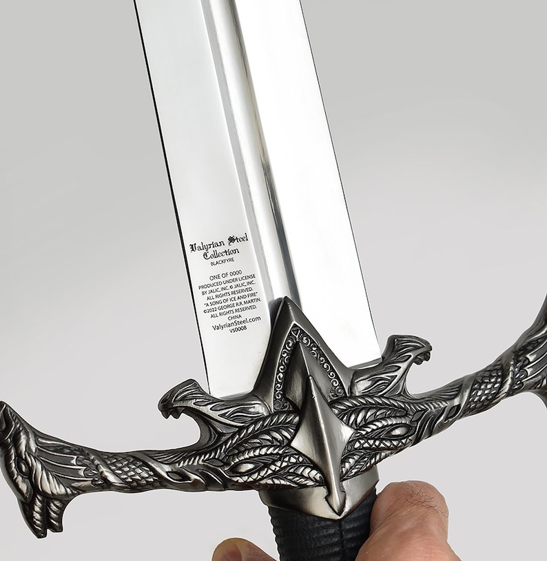 Valyrian Steel House of the Dragon Blackfyre Sword Limited Etsy