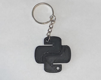 Python Logo Keychain