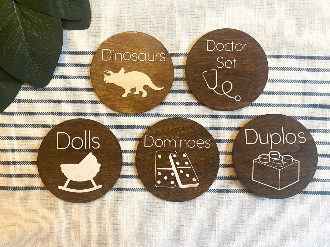 Wooden Toy Labels collection 2 of 4 Etsy