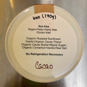 Cacao Redhook Dreams Sunflower Seed Butter image 2