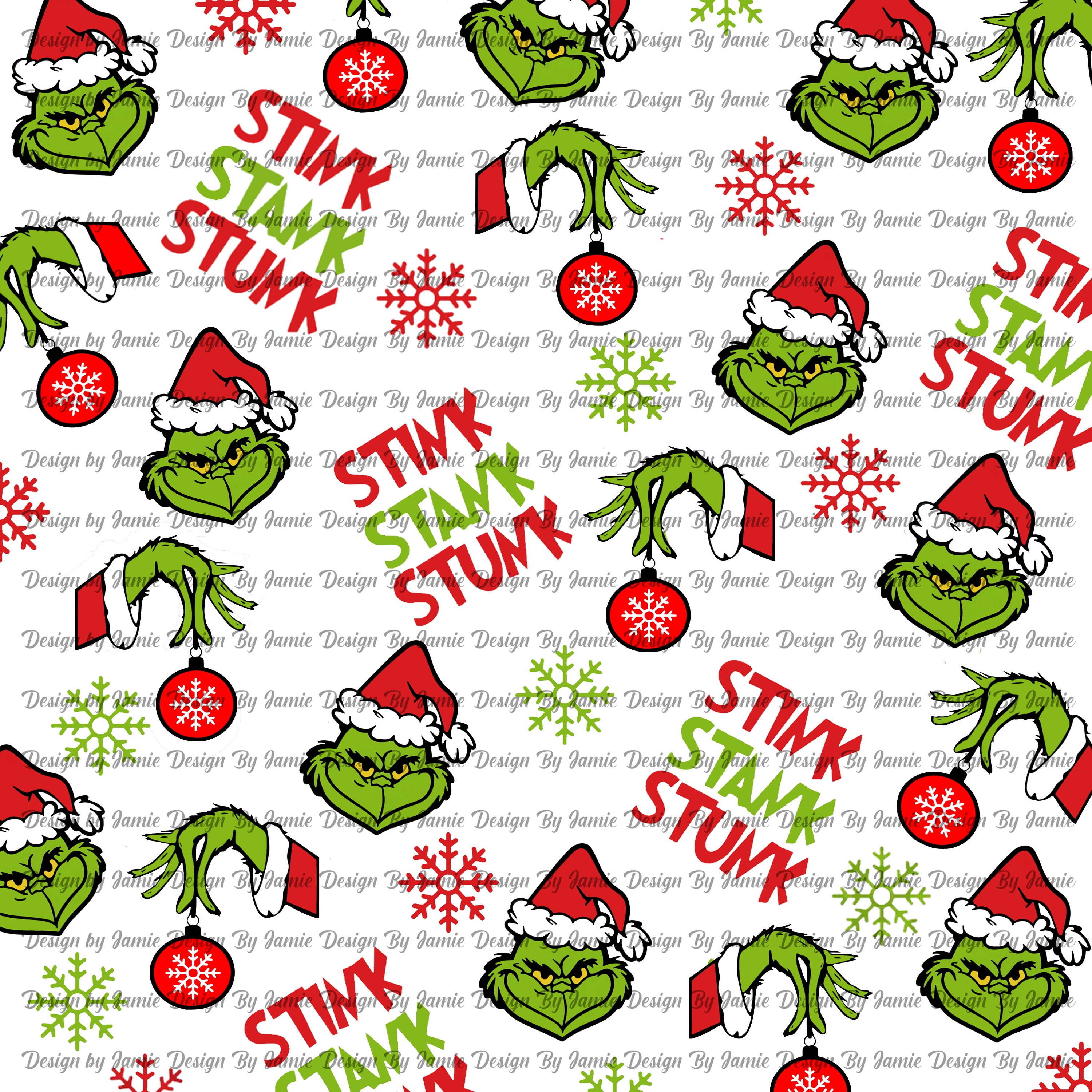 Grinch Christmas Paper 
