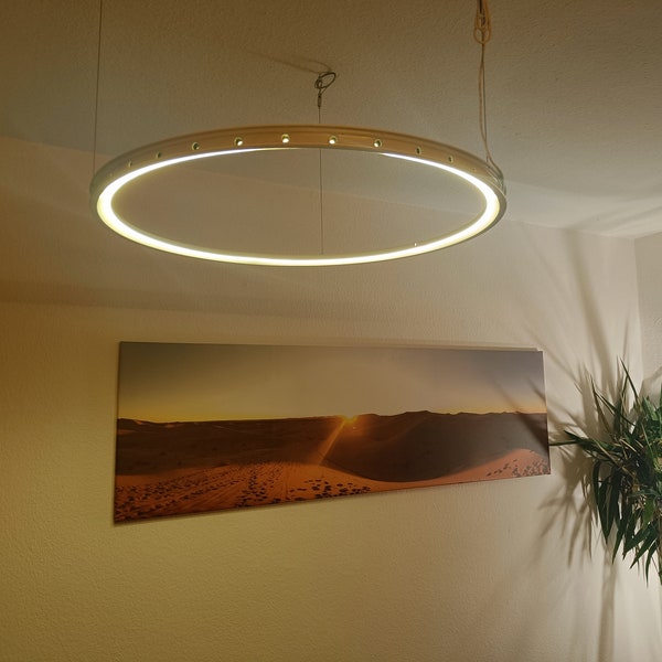 Runde LED Deckenlampe 60cm Deckenlicht zum Abhängen