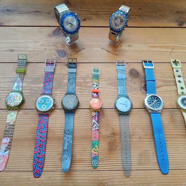 SWATCH montres vintage montres de collection des années 90