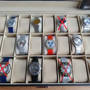 SWATCH IRONY CHRONO vintage wristwatches collectors watches