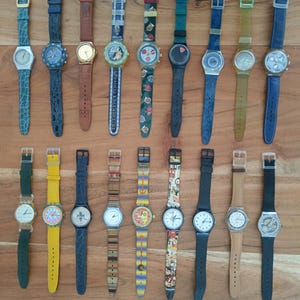 Relojes de pulsera vintage SWATCH Relojes de colección de los años 90