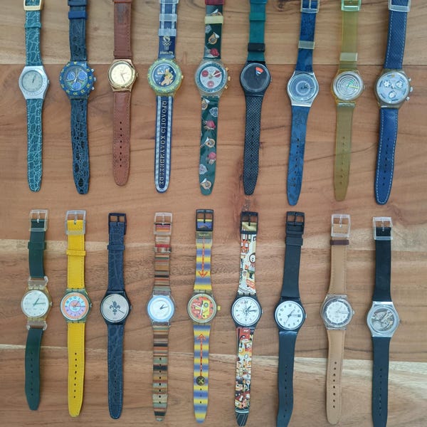 Relojes de pulsera vintage SWATCH Relojes de colección de los años 90