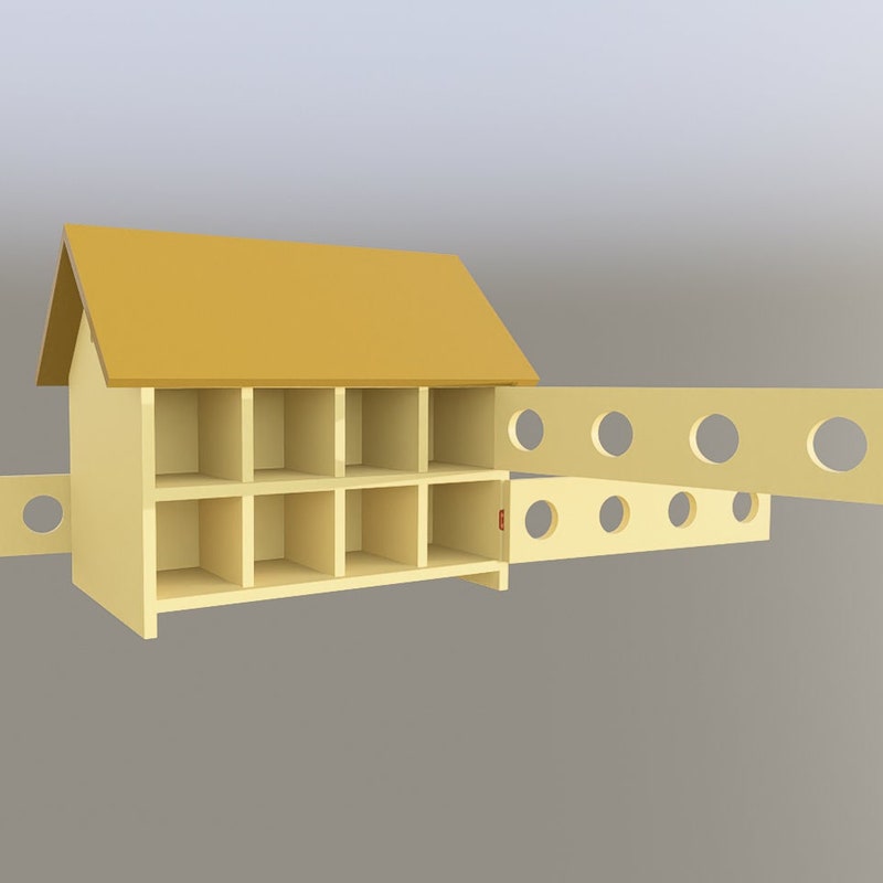 Bird House Modern Diy - Etsy
