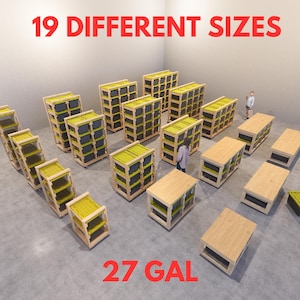 Mobile Tote Storage Rack | 27 Gallon Storage Tote Rack Plans | DIY Tote Rack | Tote Rack Plans | Garage Storage rack | Storage bin Plans