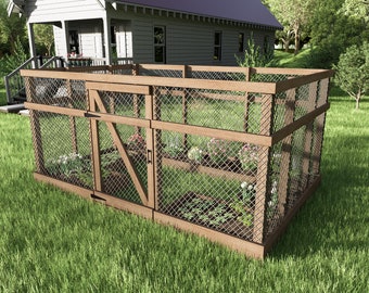 Raised Garden Bed With Deer Fence Plans - Modern Garden Plan