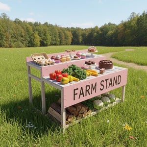 Farmstand Plans | Simple Farm Stand DIY | Woodworking Table Plan | Farmer&#39;s market