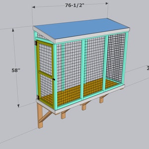 Windows Catio Plans Cat House Plans Windows Cat Kennel Plans Cat Patio image 7