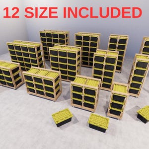 Mobile 17 Gallon Tote Rack Plans- 12 different sizes Tote Garage Storage Shelves Organization Storage Rack Plans, 17 size DIY tote rack