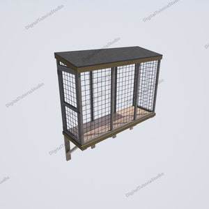 Windows Catio Plans Cat House Plans Windows Cat Kennel Plans Cat Patio image 6