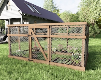 Raised Garden Bed With Deer Fence Plans - Modern Garden Plan