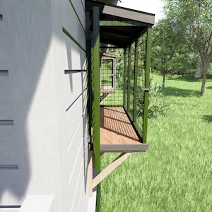 Windows Catio Plans Cat House Plans Windows Cat Kennel Plans Cat Patio image 9