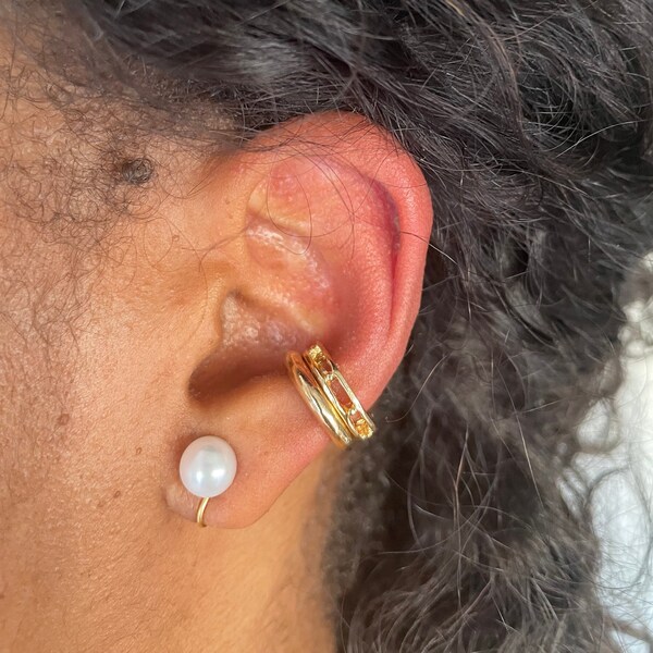 Ear cuff rings - fake piercing