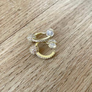 Painless Gold U Clip Earrings