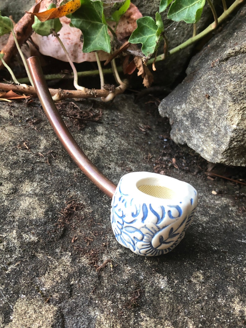 Norse Handcrafted Smoking PipeArtisan pipepottery pipeCeramic pipe
