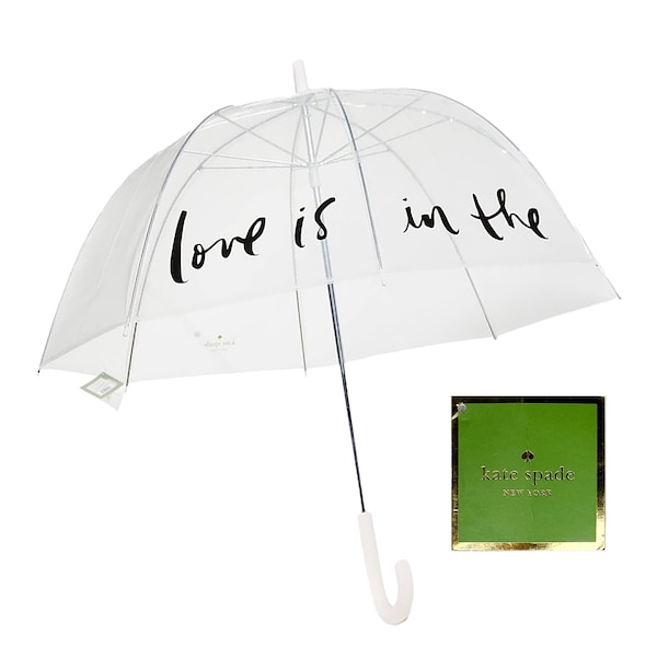 KATE SPADE - NWT - Vintage Love Is In The Air Rain Umbrella Limited Edition