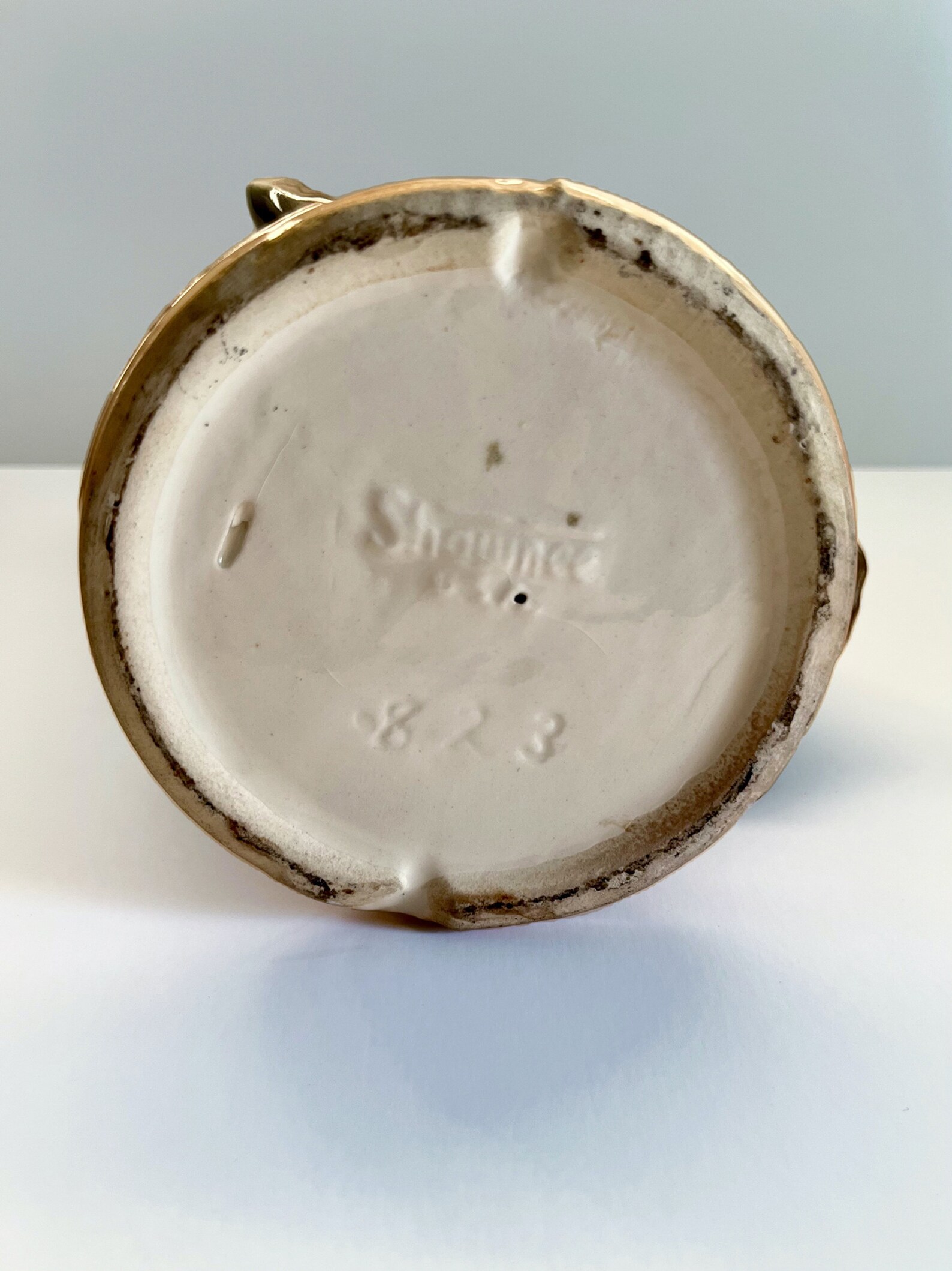 Spectacular Shawnee Pottery USA Banana Leaf Vase 823 Vintage Etsy