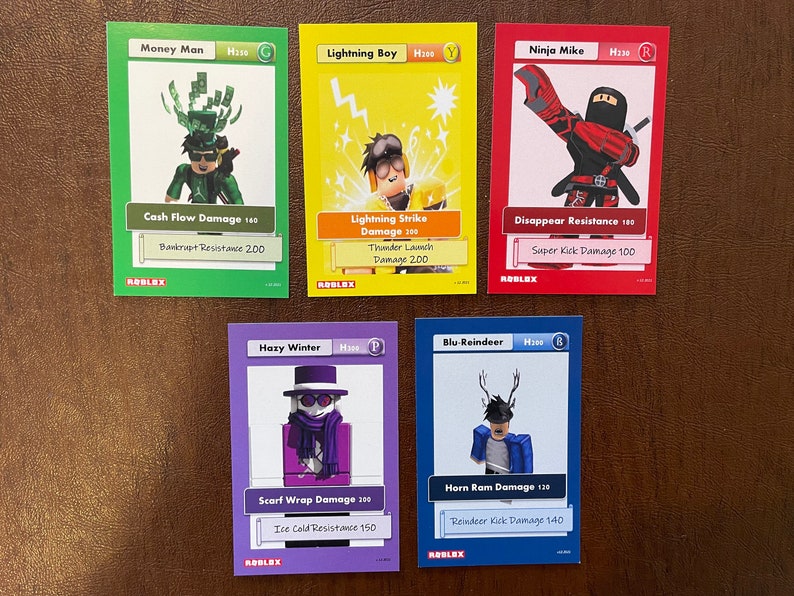 Roblox Trading Cards Etsy