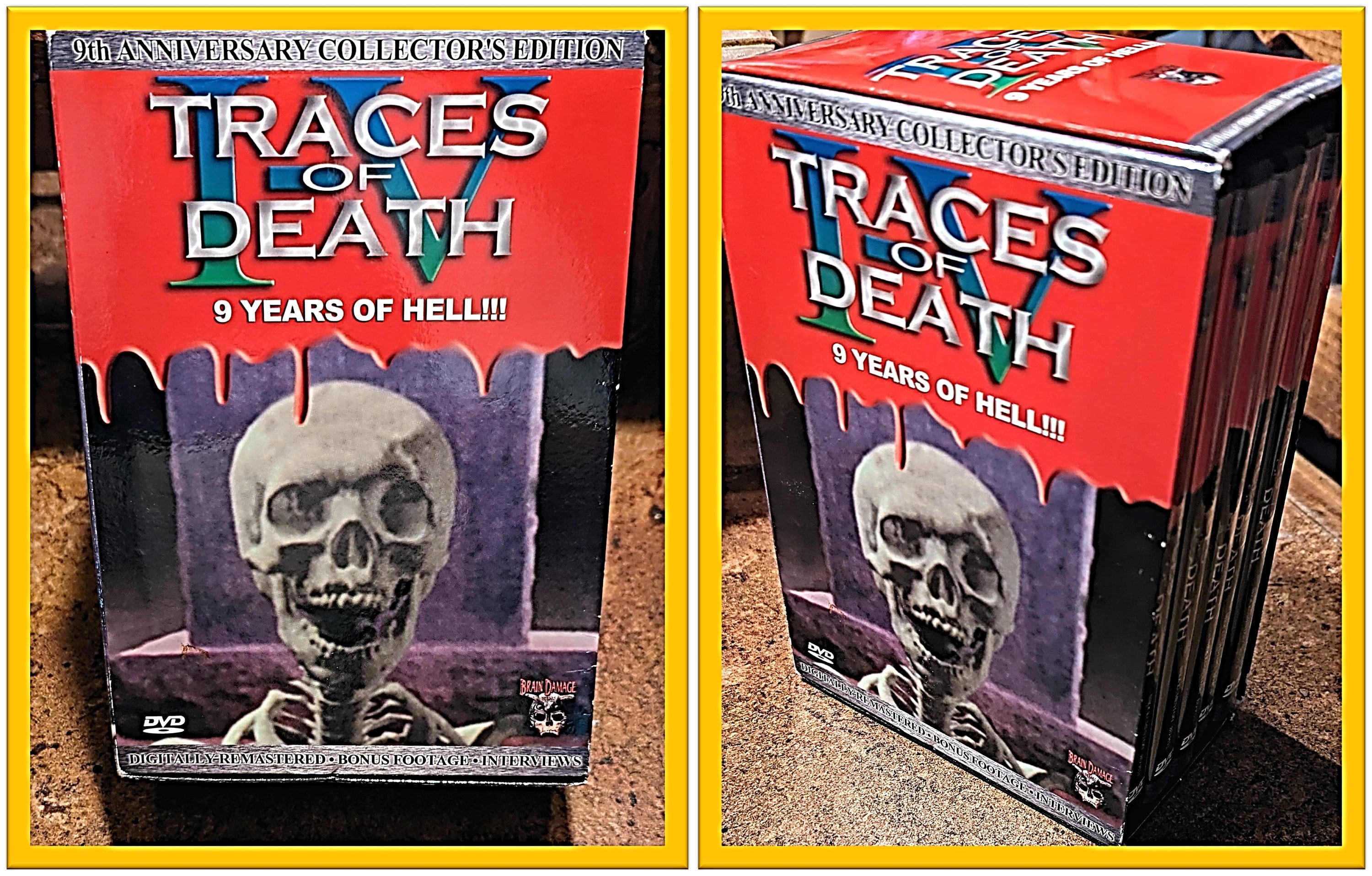 EXTREMELY RARE DVD Video Collection Traces of Death