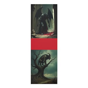 Dark Fantasy Foam Yoga Mat, Exercise Mat for Home, Fitness Gift for Athletes, Meditation Mat for Yoga Enthusiasts, Unique Gym Accessory
