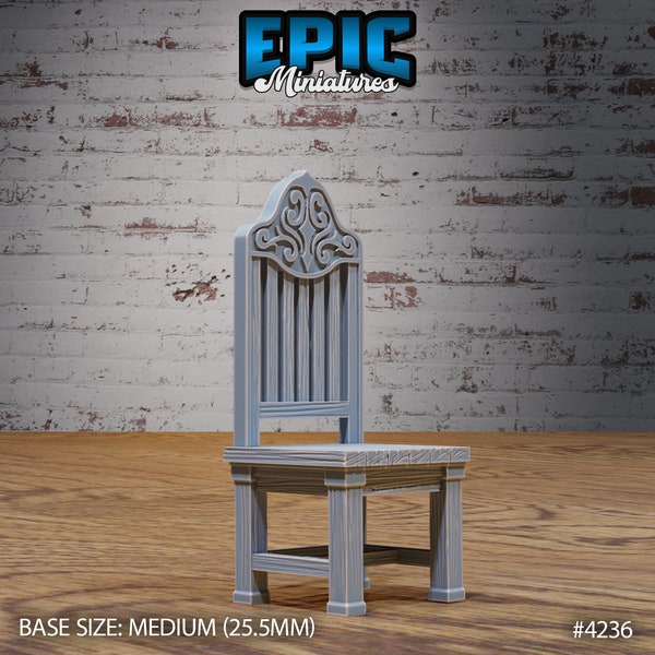 Mimic - Chair (Hidden) | Monstrosity | Epic Miniatures | 12K Resin | 3D Printed Miniatures | TTRPG | 28mm Scale