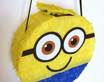 Yellow monster pinata, Custom yellow monster pinata