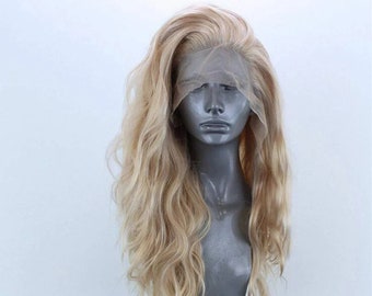 blonde wig curly